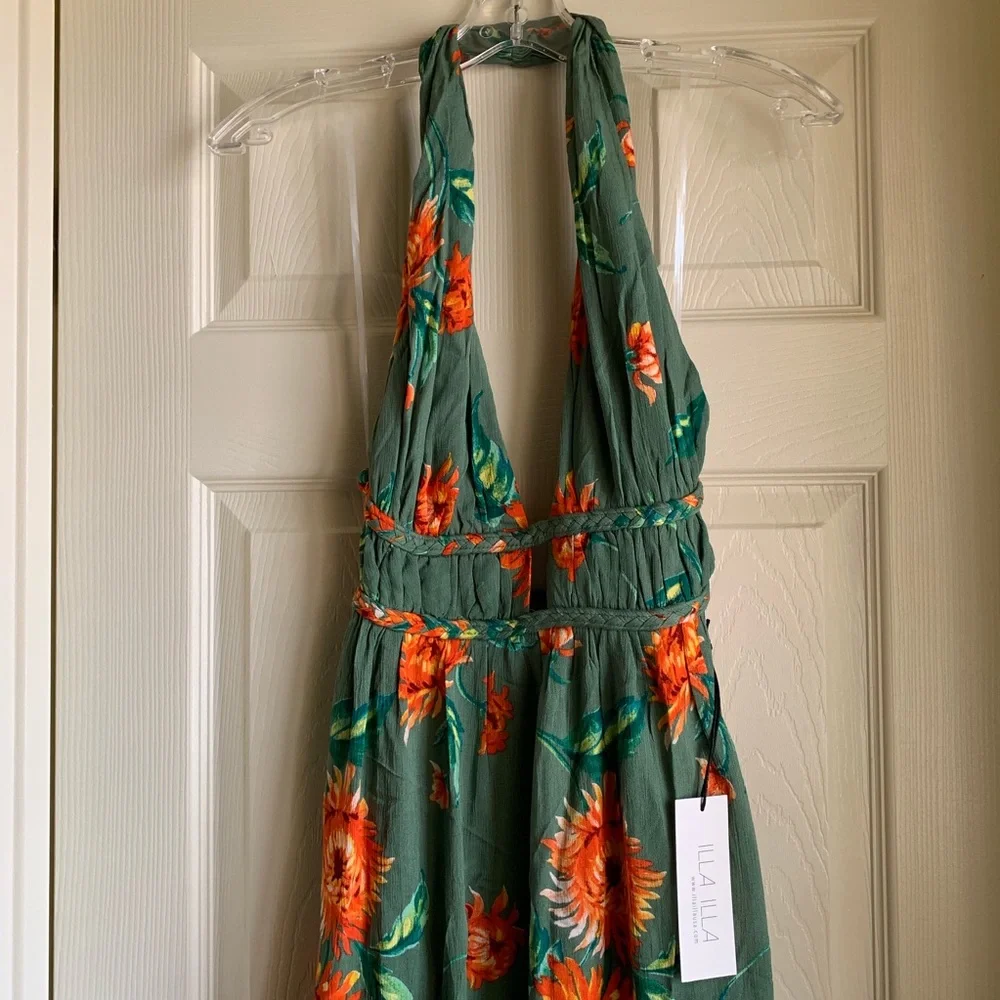 ILLA ILLA Tropical Halter Maxi Dress - Picture 5 of 5